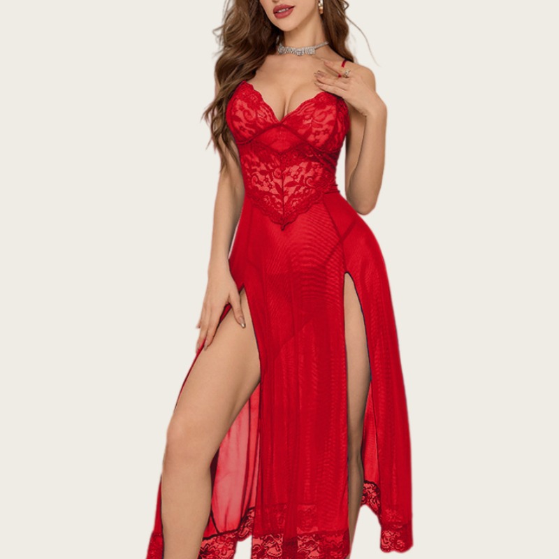 Babydoll Chemise Night - Seksi İç Çamaşırı Pijamaları Egzotik Babydoll'lar