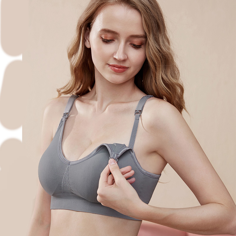Nursing Bra Sleep - Dikişsiz, Dolgusuz, Kablosuz Hamilelik Sütyeni, Rahat