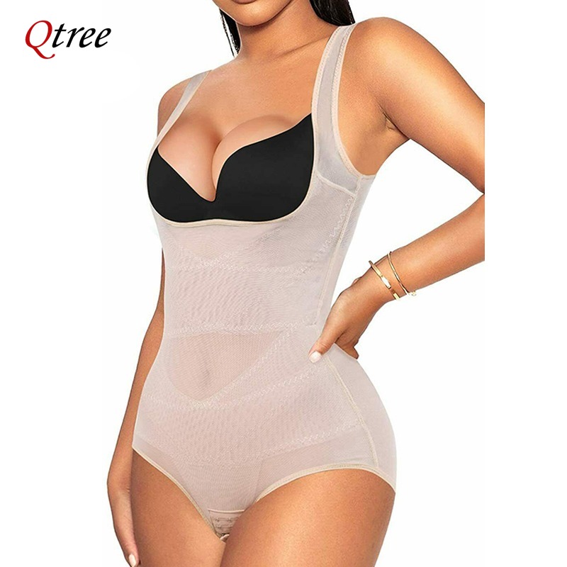 Shapewear Bodysuit Firm - Qtree Fajas Reductoras Kadın Vücut Şekillendirici