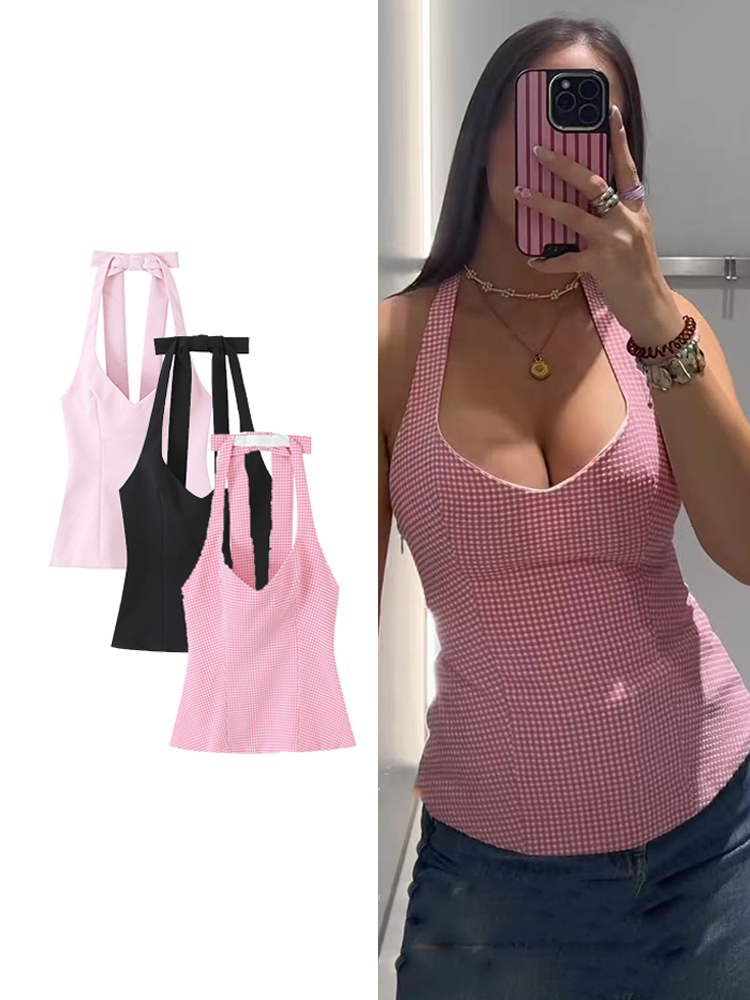 TFMLN kadın Yaz Halter Tankı Ü - Strapless Bra Backless incelemesi ve fiyatı