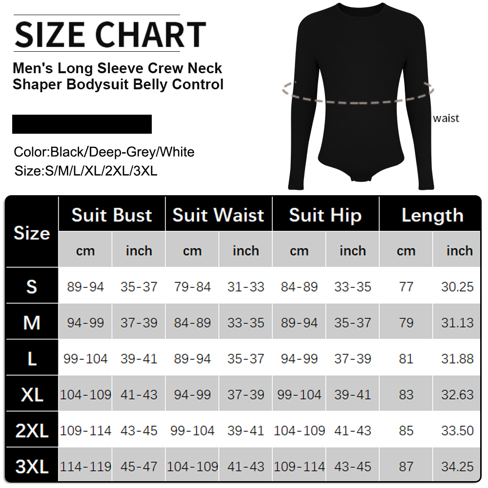 Erkek Uzun Kollu Bodysuit Tam  - Shapewear Bodysuit Firm incelemesi ve fiyatı